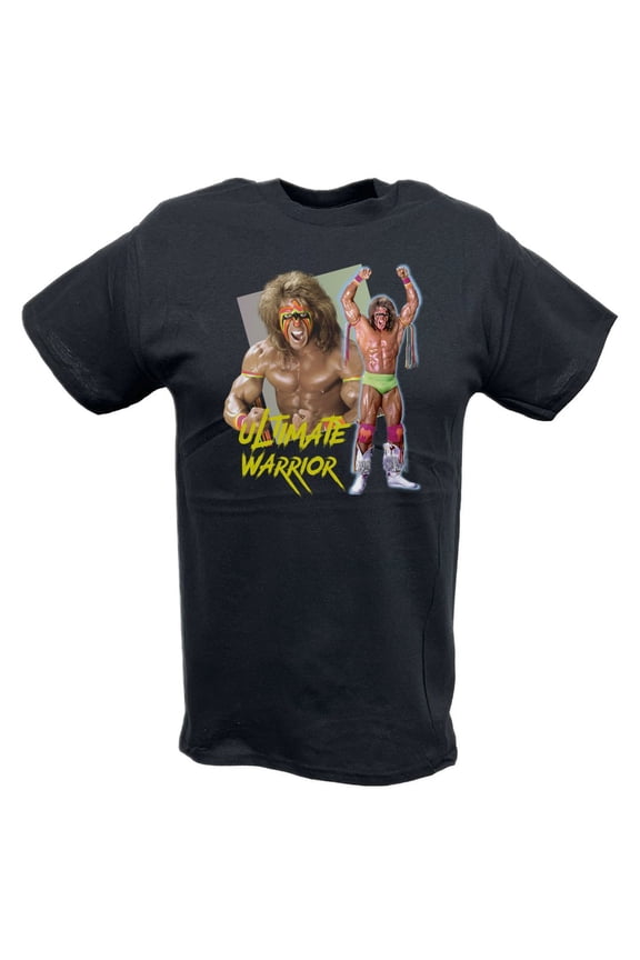 Ultimate Warrior Victory Pose WWE Mens T-shirt