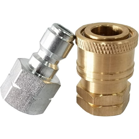 Ultimate Washer 1/4-Inch Quick Connect Pressure Washer Adapter Set, Max Pressure 5000 PSI Rating