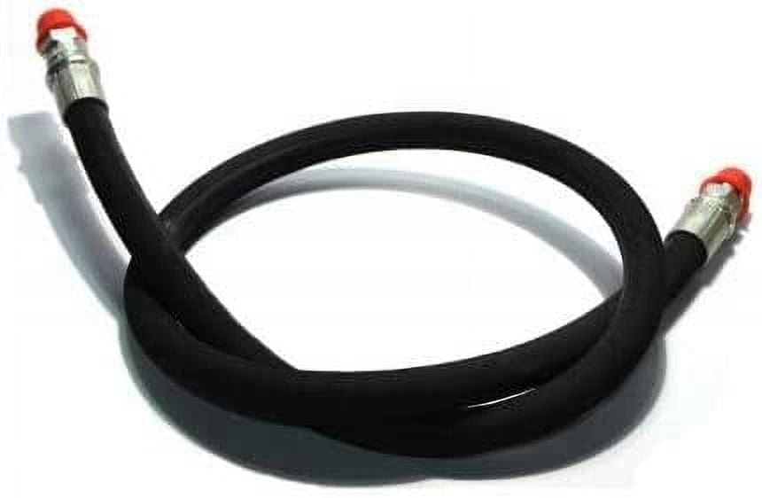 Ultimate Washer Dual Wire 5 ft. x 1/2" Connecting Jumper Hose with MPT Ends, One Solid, One Swivel, 5000 PSI Rated (5 feet)