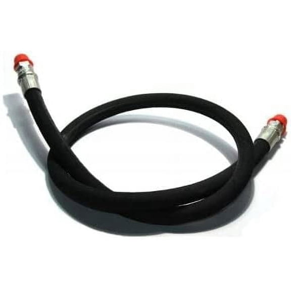 Ultimate Washer Dual Wire 5 ft. x 1/2" Connecting Jumper Hose with MPT Ends, One Solid, One Swivel, 5000 PSI Rated (5 feet)