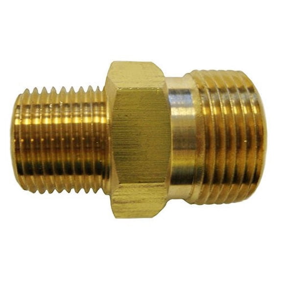 Ultimate Washer High Pressure 22MM Adapter Fitting x 3/8-Inch Brass Male Pipe Thread 5800 PSI Rating Compatible for Troybuilt, Excell, Devilbis, Lasco 60-1057 Models