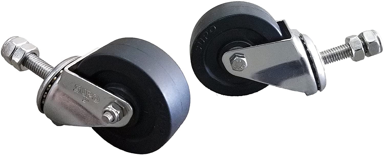 Ultimate Washer Replacement Castors for BE 18", 20", 24" Stainless Steel Surface Cleaners, 2-Pack