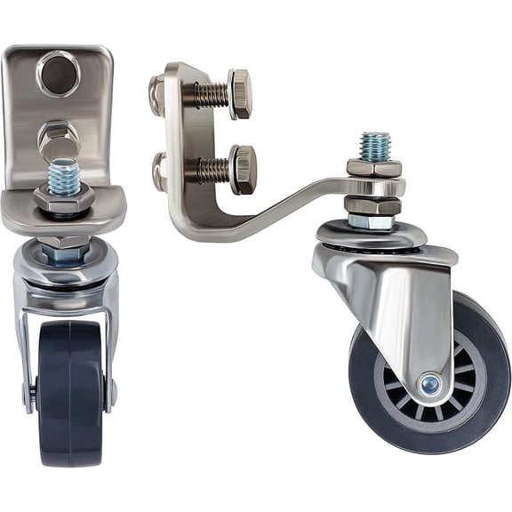 Ultimate Washer Replacement Castors for General Pump GP Hammerhead 18, 20" Surface Cleaners, 2-Pack