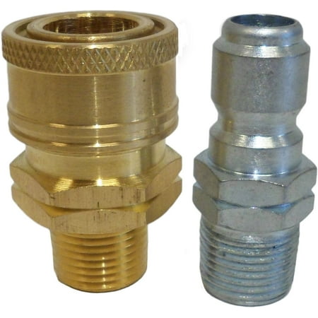Ultimate Washer UW11-PW427B 3/8-Inch Quick Connect Pressure Washer Adapter Set, Max Pressure 5000 PSI Rating