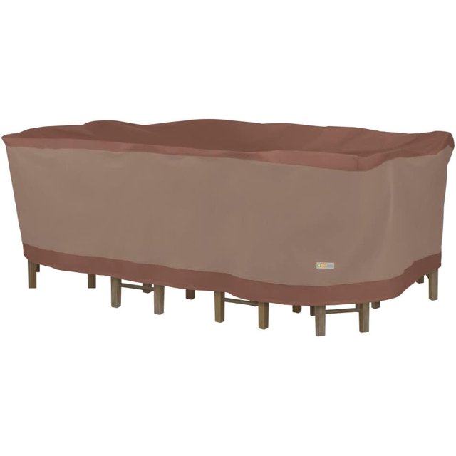Ultimate Waterproof Rectangular/Oval Patio Table & Chair Set Cover