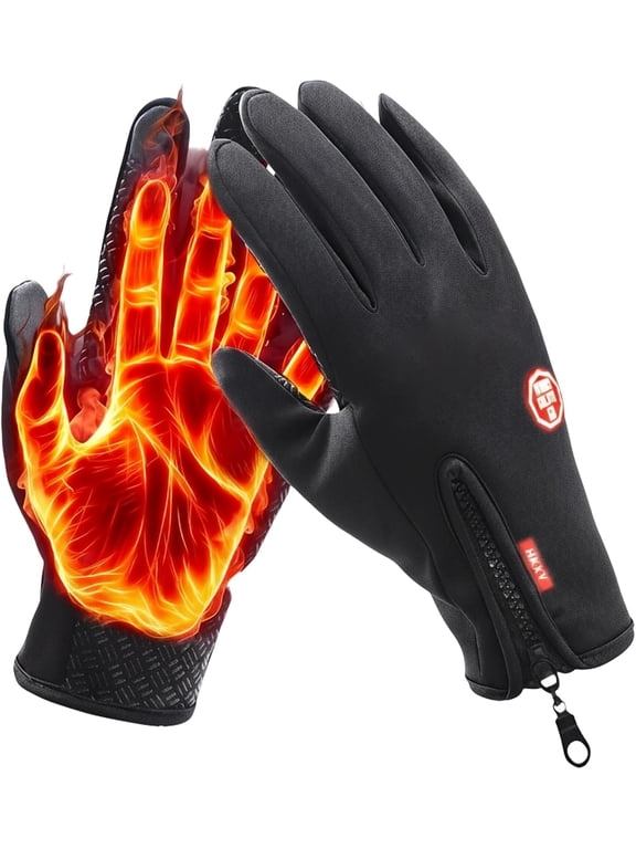 Ultimate Waterproof & Windproof Thermal Non-Slip Gloves , Touch Screen Anti-Slip Winter Sport Outdoor Gloves