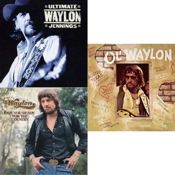 Ultimate Waylon Jennings & Are You Ready For The Country & Ol Waylon [CD Bundle]