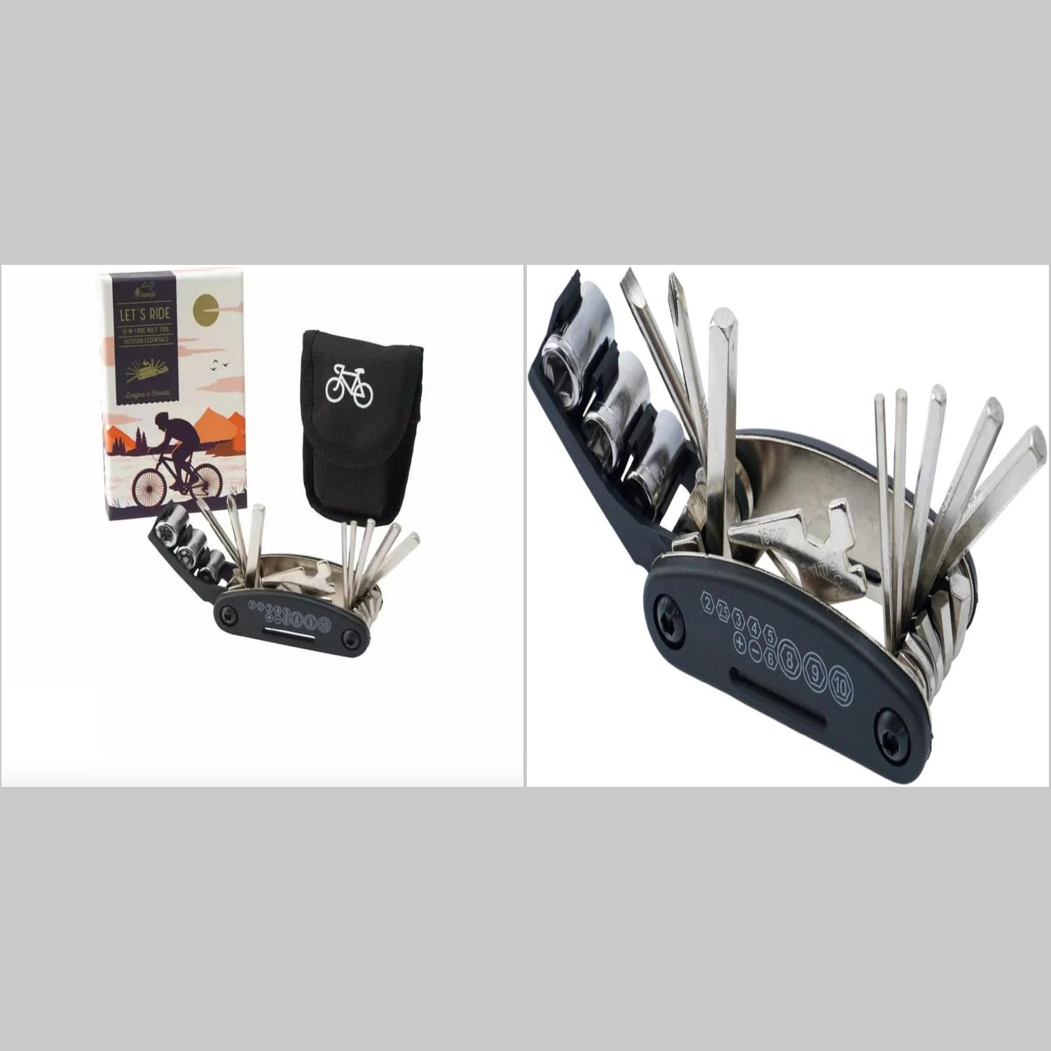 Ultimate Wild and Free 15in1 Multitool Cyclist Complete Bike Repair