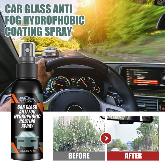 Ultimate Windshield Water Repellent Spray - Hydrophobic Coating for Rain, Acid Water & Fog Resistance, Safe Driving in All Weather (Works on Glass, Mirrors, Helmets)