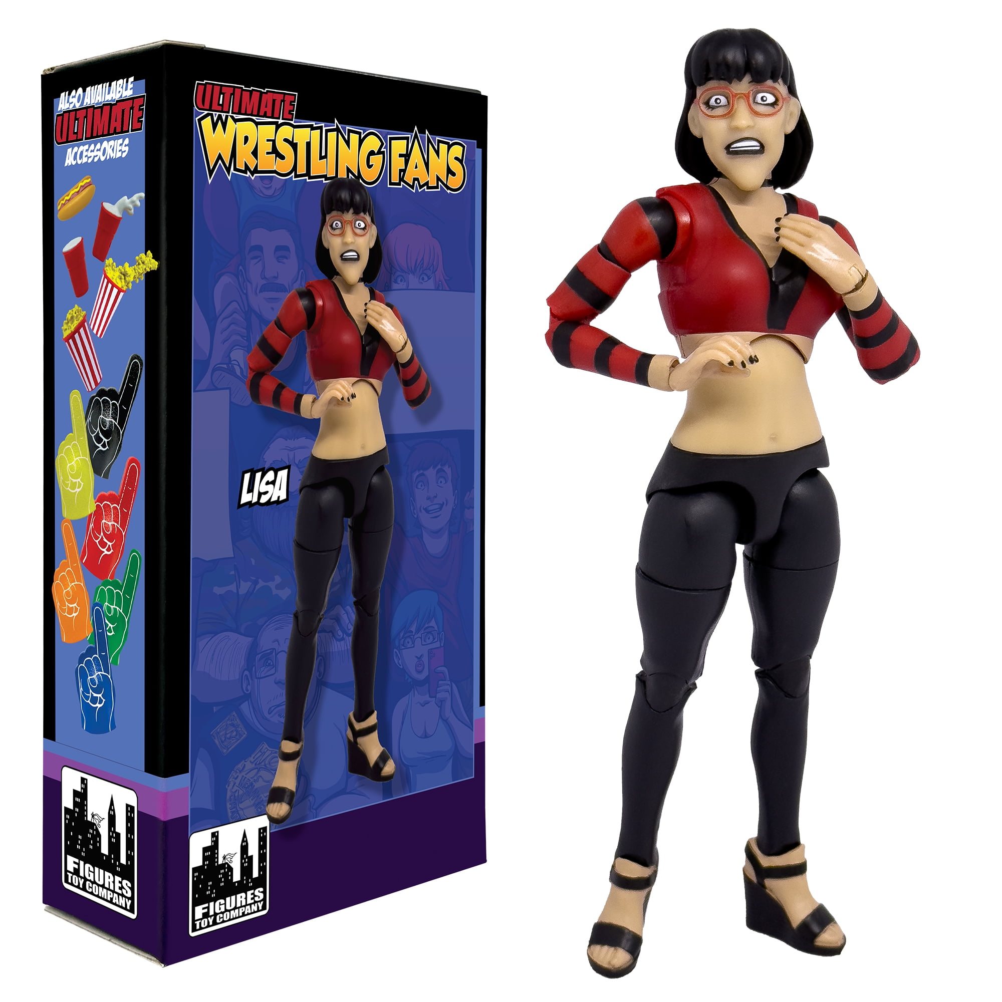 Ultimate Wrestling Crowd Fan Figures for WWE & AEW Action Figures