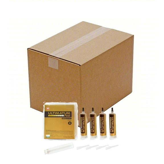 Ultimatum Pest Roach Gel Bait - Fast-Acting Dual Action Formula - Case of 6 Packs (24 x 30g Tubes) by Mylva