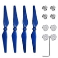 thumbnail image 1 of Ultimaxx 2 Pairs Quick Release Propellers Blades For DJI Phantom 4 Pro And Phantom 4 Advanced (Blue) - Installation Kit Included, Includes 2 Clockwise Propellers & 2 Counterclockwise Propellers, 1 of 2