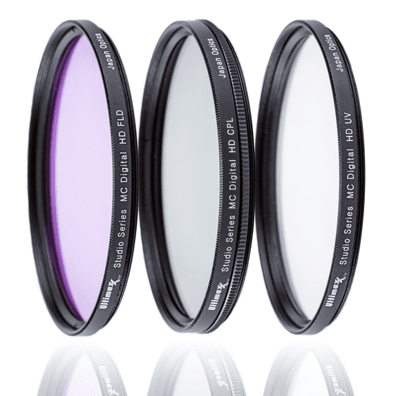 Ultimaxx 3PC Protective Filter Kit (UV, CPL, FLD) - 62mm