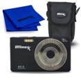 thumbnail image 1 of Ultimaxx 44MP Digital Compact Camera with 16x Digital Zoom, Black, with 32GB Memory Card – Camera Kit, 1 of 5
