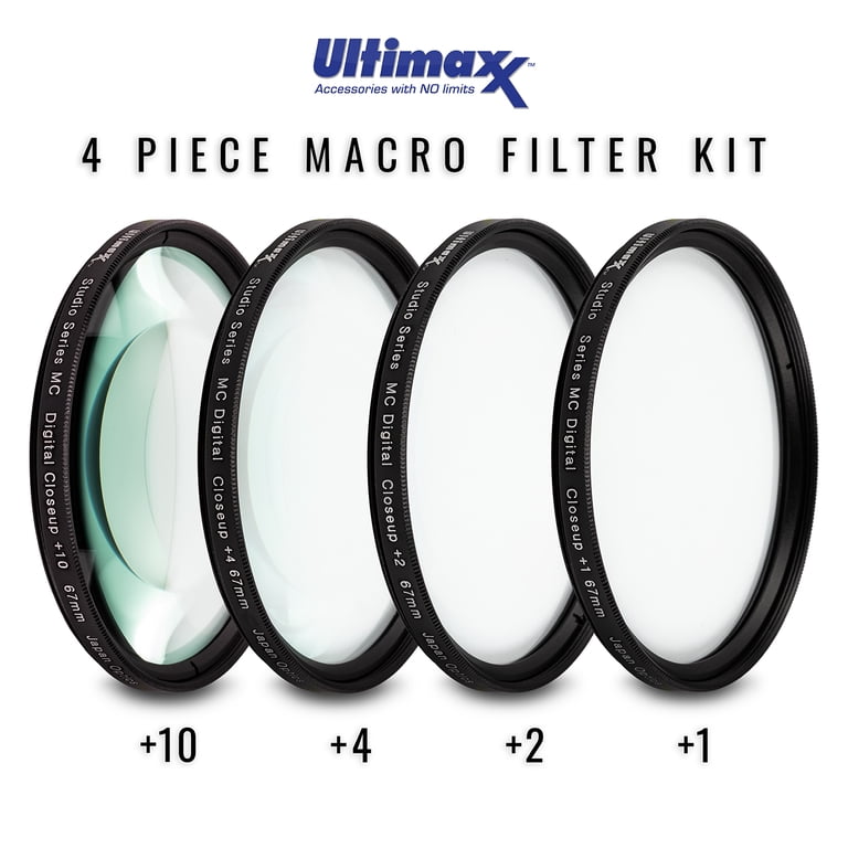 HOYA Series 8 VIII Close Up Filters +1 +2 Drop-In w/Screw-In Mounting
