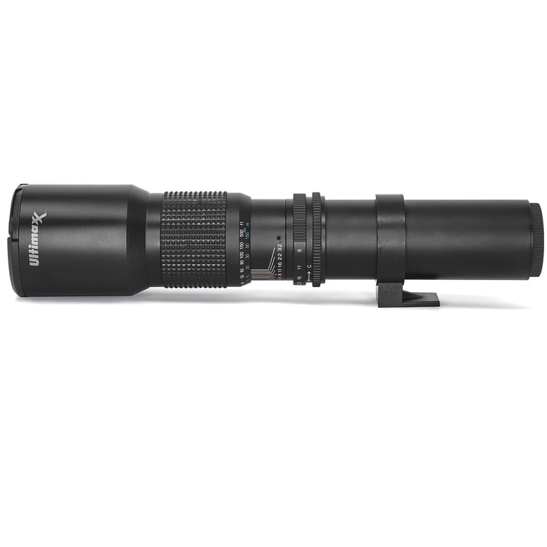 Ultimaxx HD 500mm F/8.0 Multi-Coated Preset Telephoto Lense