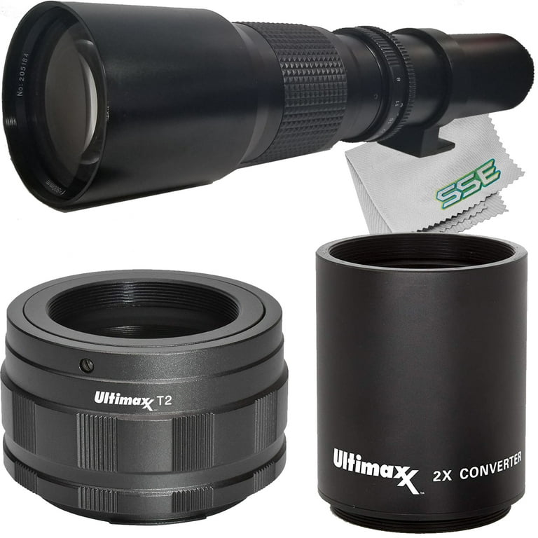 Ultimaxx 500mm f/8 Preset Telephoto Lens for Nikon Z7 Z7II Z6 Z6II