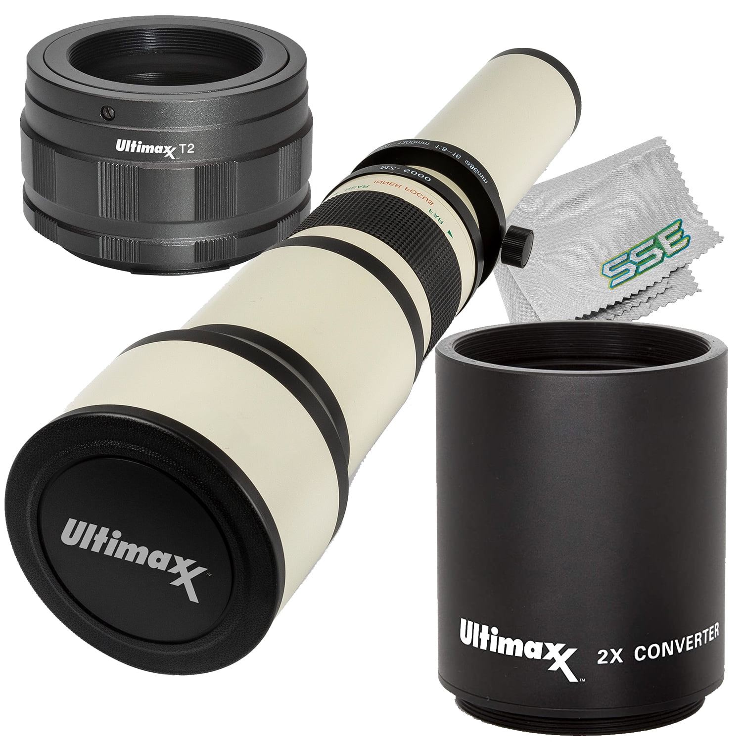 Long-Range 650mm-1300mm F/8 Telephoto Zoom Lens For Canon Digital