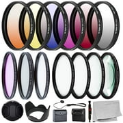 Ultimaxx 67mm Professional Gradual Color Filter Set, UV CPL ND4 Lens Filter and Close-Up Macro Accessory Kit for Lenses with a 67mm Filter Size