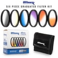 thumbnail image 1 of Ultimaxx 6PC Gradual Color Filter Kit (Purple, Grey, Blue, Red, Orange, Yellow) - 67mm, 1 of 10