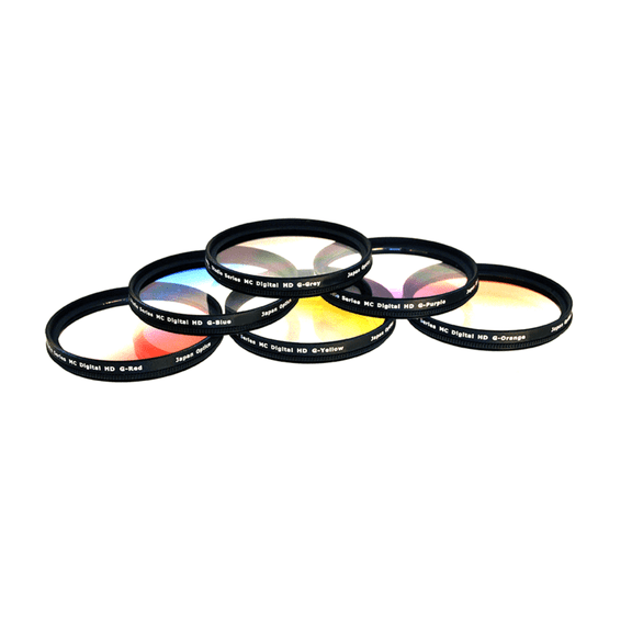 Ultimaxx 77mm 6-Piece Graduated Color Filter Kit for All DSLR Camera Lens with Same Filter Thread Size