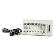 Ultimaxx 8 Bay AA & AAA Battery Charger (Batteries Sold Separately)