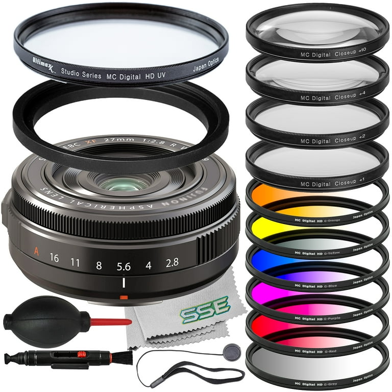 Ultimaxx Advanced FUJIFILM XF 27mm f/2.8 Lens Bundle - Includes