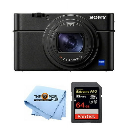 Ultimaxx Cyber-shot DSC-RX100 VII Digital Camera DSC-RX100M7 + 64GB Extreme SD