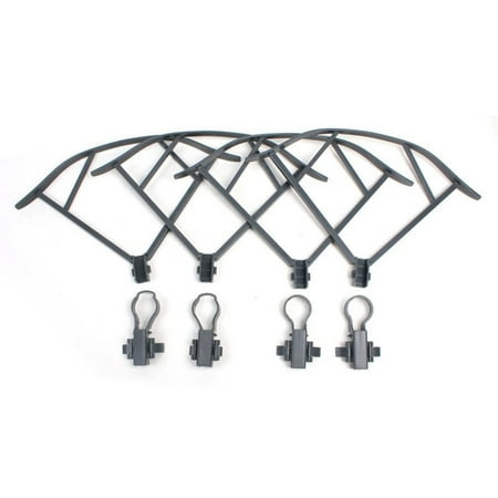 Ultimaxx DJI Mavic Propeller Bump Guards Lightweight Bumper Quick Release for DJI Drones, Gray - 2 Pairs