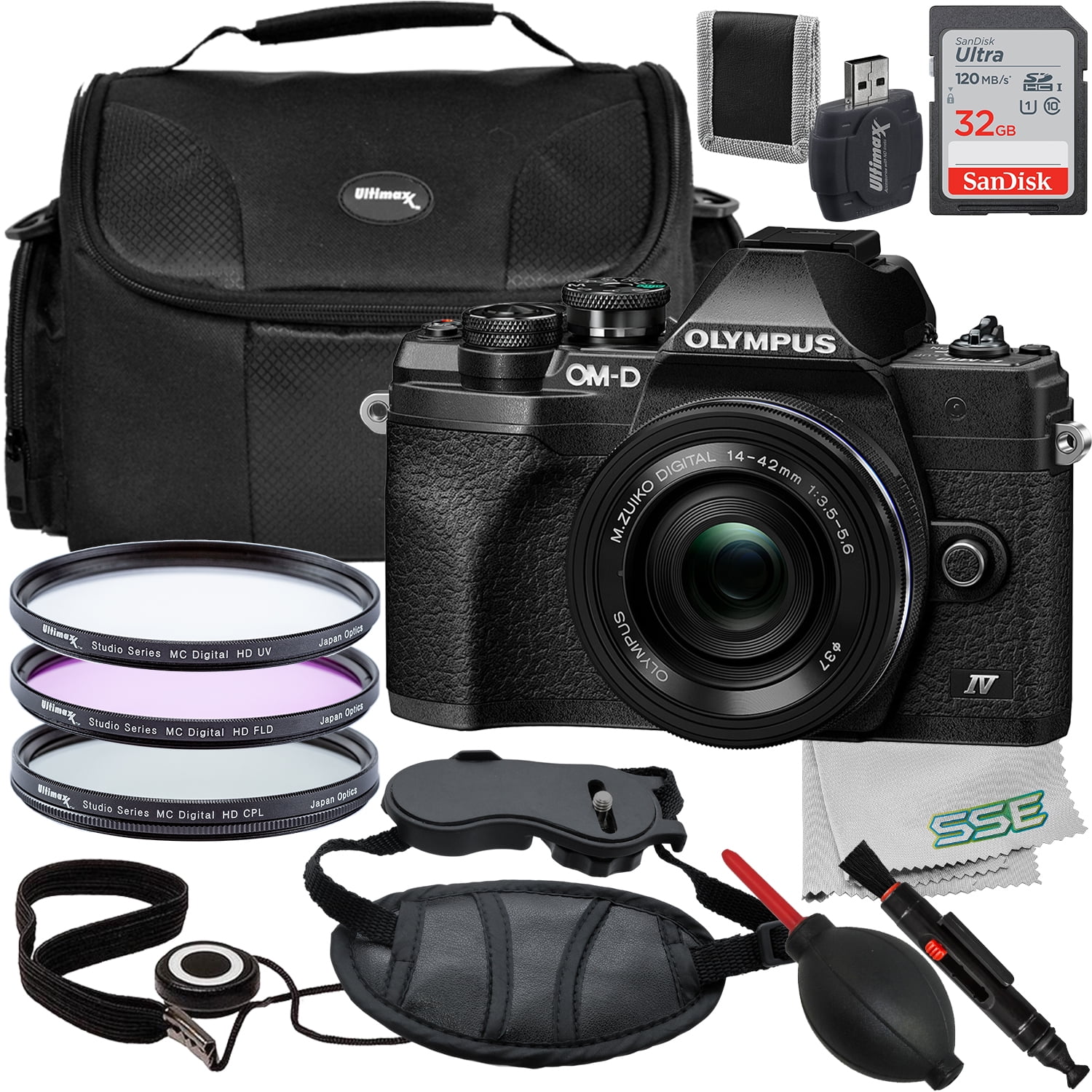 Olympus OM-D E-M10 Mark IV Camera with 14-42mm Lens, 32GB Olympus OM-D E-M10 Mark IV Camera with 14-42mm Lens, 32GB