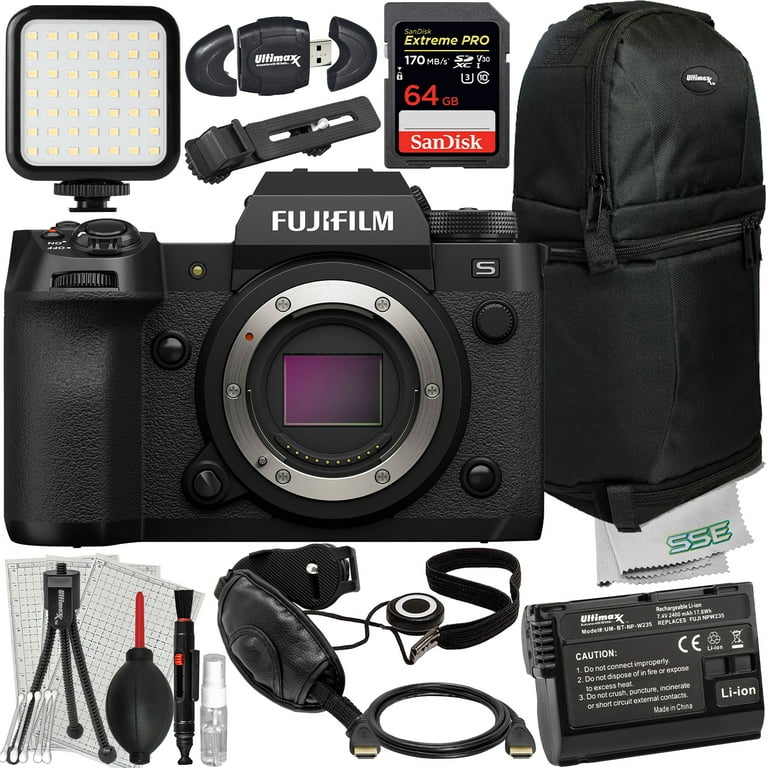 Ultimaxx Essential Bundle FUJIFILM X-H2S Mirrorless Camera (Body