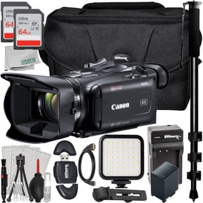 Ultimaxx Essential Canon XA60 Camcorder Bundle (PAL) (International Model)- Includes: 2x 64GB Ultra Memory Cards, Ultra-Bright LED Light Kit, Spare Battery & Much More (23pc Bundle)