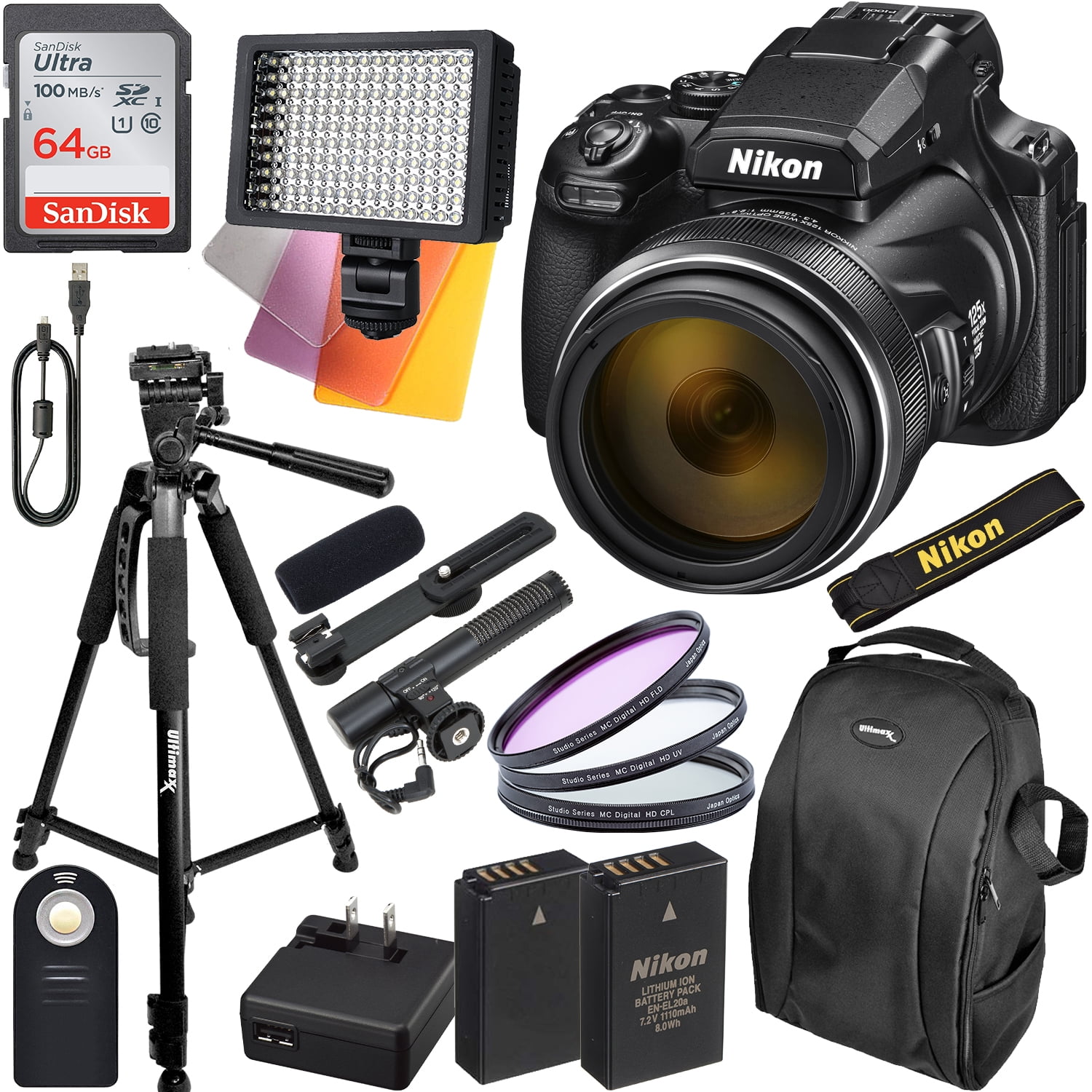 Nikon COOLPIX P1000 Digital Camera Bundle with Kuwait Ubuy