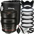 thumbnail image 1 of Ultimaxx Essential Rokinon 24mm T1.5 Cine DS Lens Bundle (F-Mount) - Includes: Water-Resistant Lens Pouch, 4PC Macro Close-Up Filter Kit, Protective UV Filter & More (14pc Bundle), 1 of 9