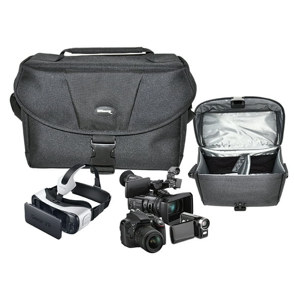 Ultimaxx Large Carrying Case/Gadget Bag for Sony, Nikon, Canon, Olympus, Pentax, Panasonic, Samsung & Many More SLR Cameras & Camcorders (VR Edition)
