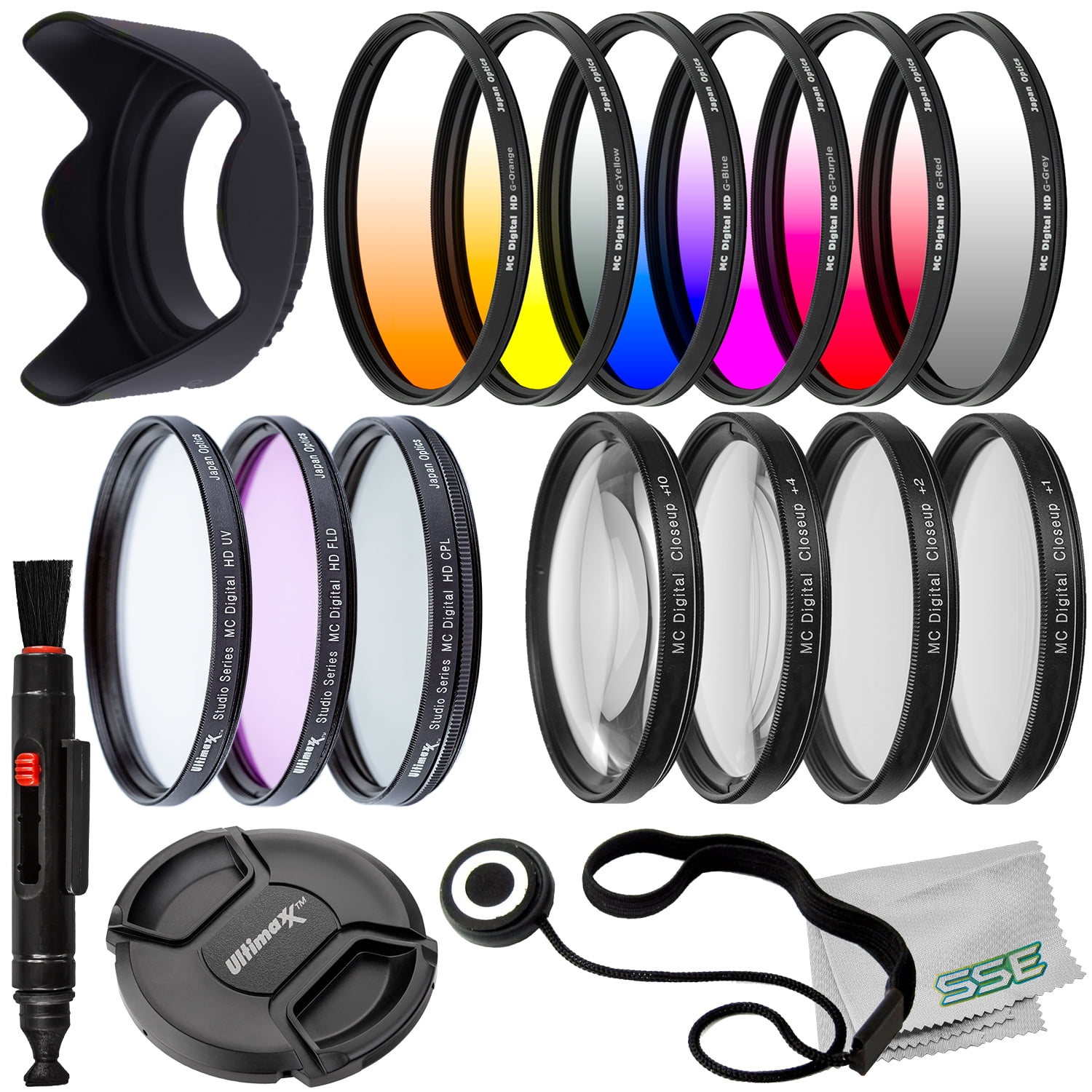 Ultimaxx Professional 82mm Lens Filter Bundle for Lenses with 82mm