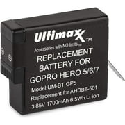 Ultimaxx Rechargeable Battery for GoPro HERO5, HERO6, HERO7 & HERO8