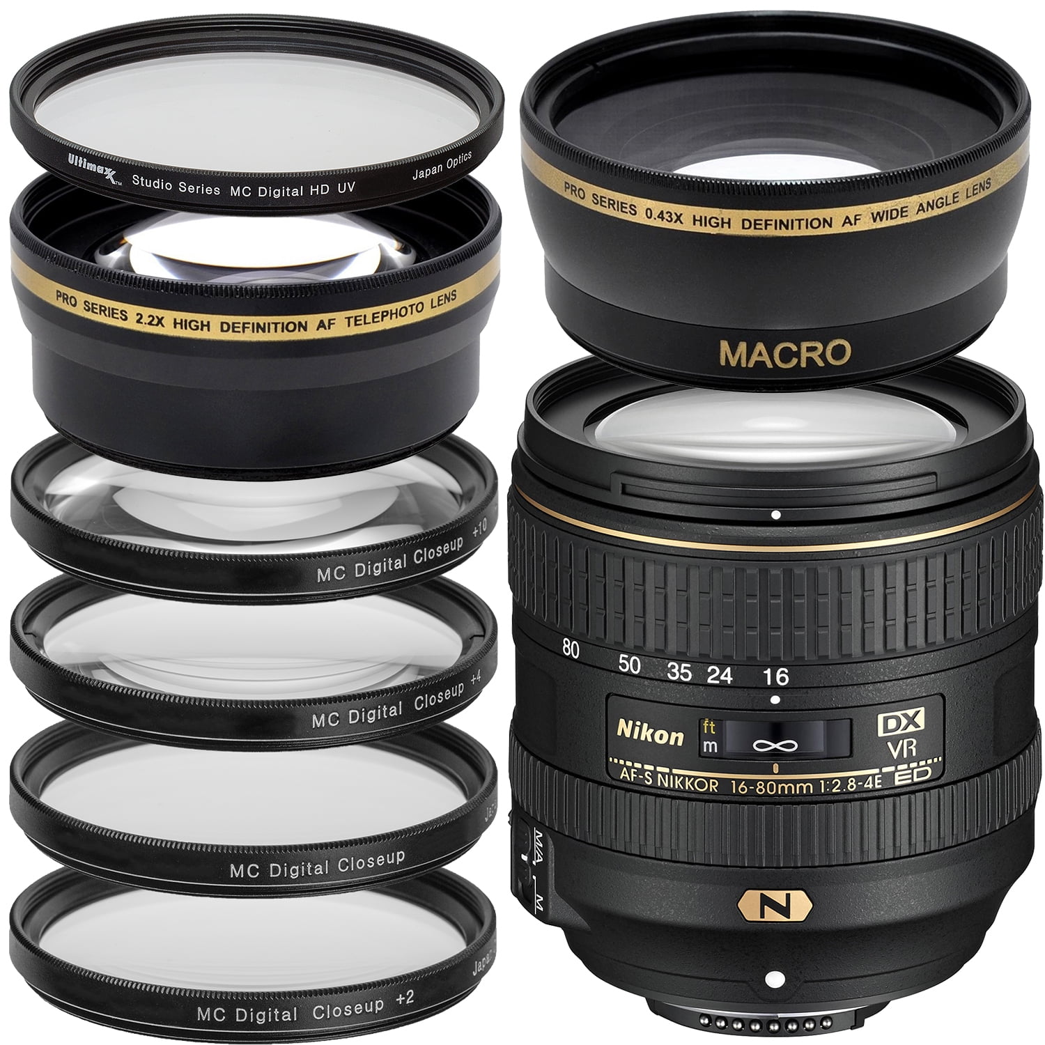 Nikon - waku5165　　新品AF-S DX  16-80mm Amazon.com : Nikon AF-S DX NIKKOR 16-80mm f/2.8-4E ED