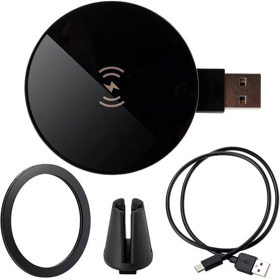 Ultimaxx USB Qi Fast Charger Pad for iPhone, Samsung Galaxy Black
