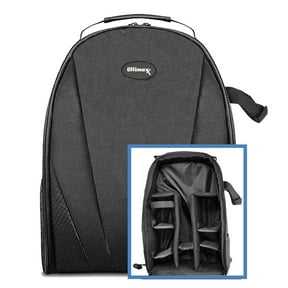 Ultimaxx Water-Resistant Camera / Gadget Backpack with Fully Padded / Adjustable Dividers for Customization