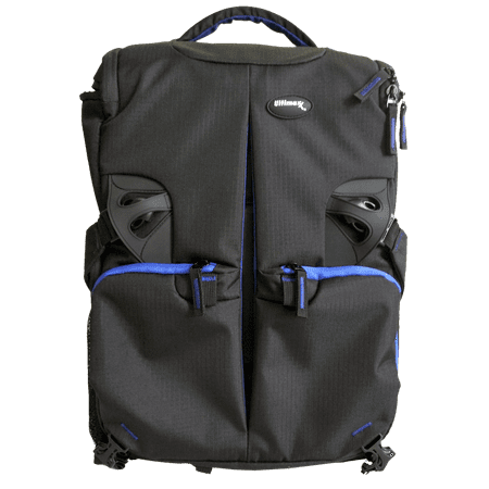Ultimaxx Water-Resistant Deluxe Pro-4 Backpack for Cameras, Lenses, Quadcopters / Drones, Laptops, Tablets and so much more - Includes Padded, Adjustable Dividers for Customization & Rain Cover