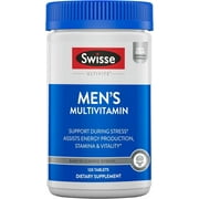 Swisse Mens Multivitamin, Fills Essential Nutrient Gaps & Supports Overall Wellbeing, 120 Tablets