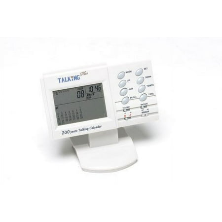 Ultmost Digital Voice Alarm, Event and Reminder Clock Battery Operated Beige