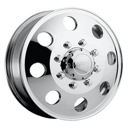 Ultra 02P Modular Dually Front 16x6 8x165.1 +102et Polished Wheel Fits select: 1983-1997 FORD F350, 1994-2002 DODGE RAM 3500
