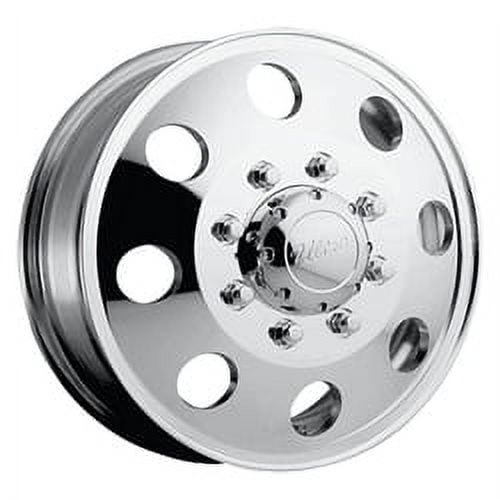 Ultra 02P Modular Dually Front 16x6 8x165.1 +102et Polished Wheel Fits select: 1983-1997 FORD F350, 1994-2002 DODGE RAM 3500