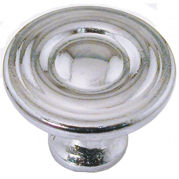 Ultra 1-.13in. Round Polished Chrome Designers Edge Cabinet Knob 41602