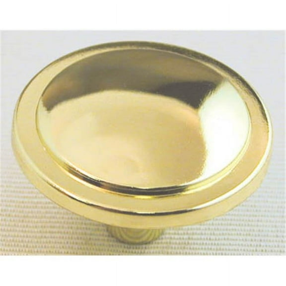 Ultra 1-.25 in. Polished Brass Traditions High Density Zinc Knob  41521