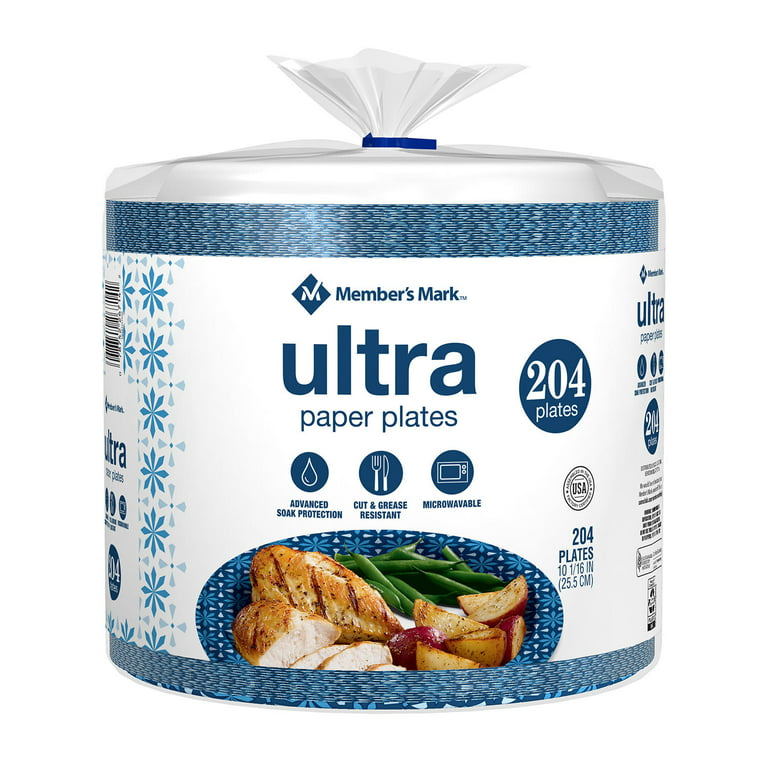 Food Lion Ultra Paper Plates Cut Resistant Soak Proof 10 Inch - 20 ct pkg