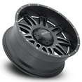 thumbnail image 1 of Ultra 188-7905BM12 17x9" Satin Black Milled Wheel Fits select: 2015-2019,2021 JEEP WRANGLER UNLIMITED, 1 of 2