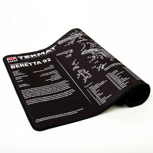Ultra 20 Premium 15" X 20" 1/4" Thick Oil Resistant Non-Slip Waterproof Stitched Edges Handgun Cleaning for use with 92